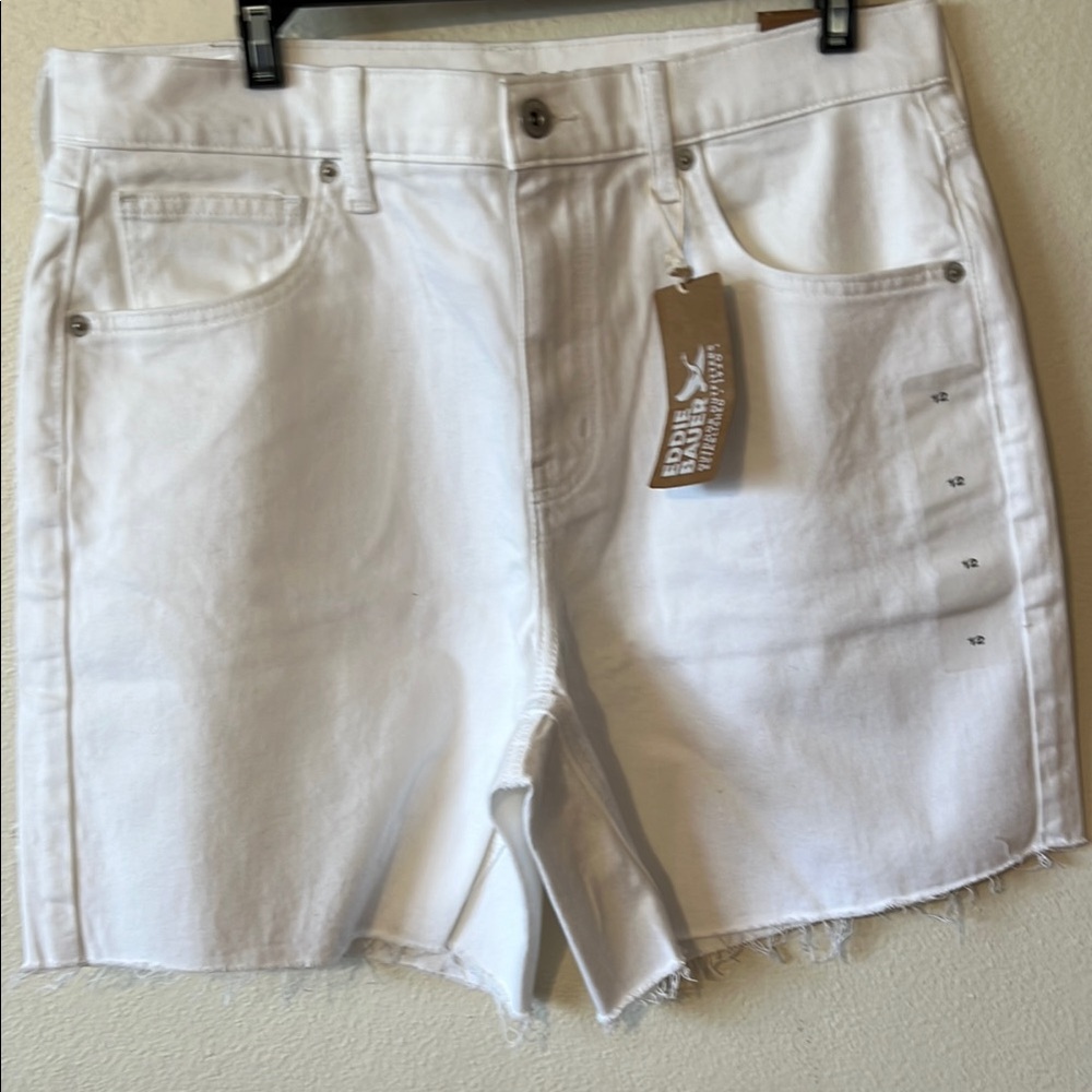 White Denim Women's Shorts
